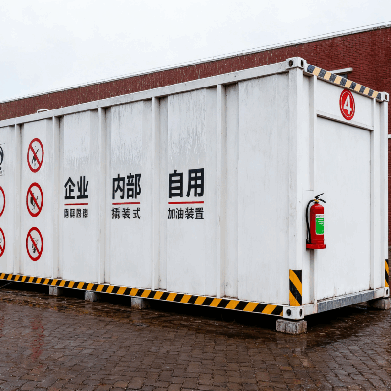 Sprogimui atspari chemijos gamyklos stotis